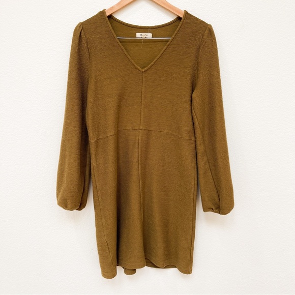 Madewell Knit Dress Long Sleeves Size L - Picture 2 of 4